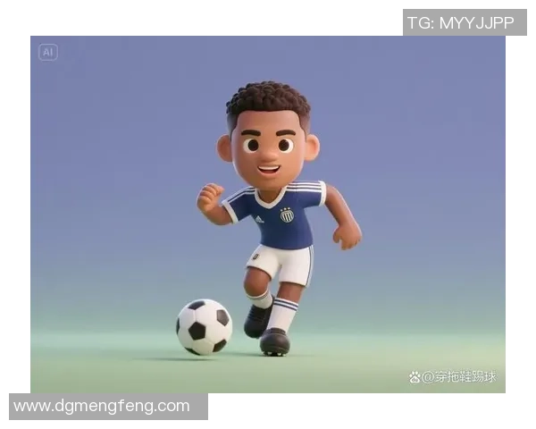 卡通风格描绘足球球星短袖形象展现活力与青春魅力